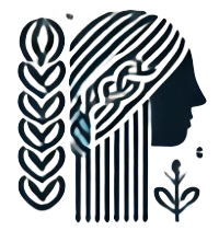 Damen mit cornrows pictogramm