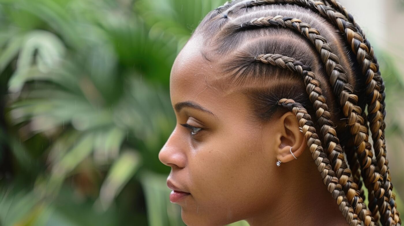 dame mit fulani braids mit ai
