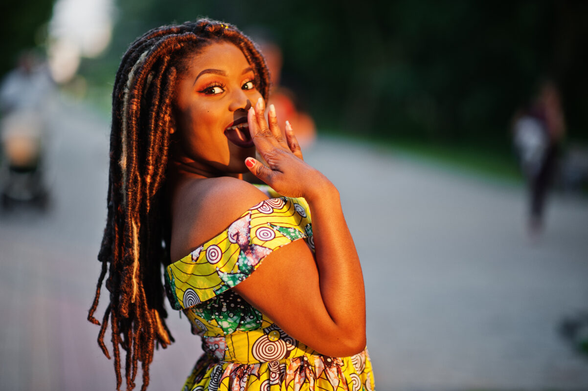 dread lock schwarze frau