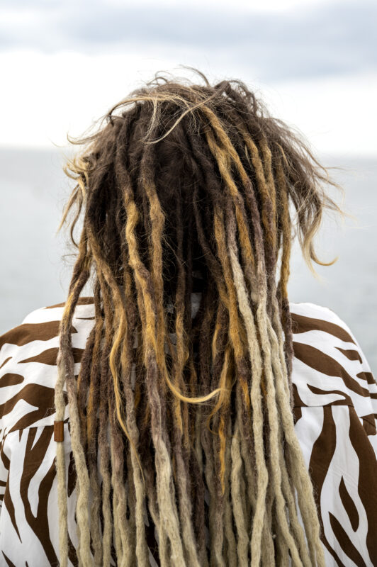 dread locks schwarz gold